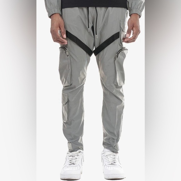 Life Code 3M Pants with Straps ~ Silver (REFLECTIVE) - Picture 4 of 10